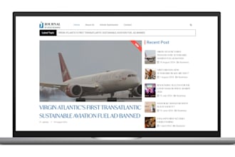 do clean and professional landing page wordpress website