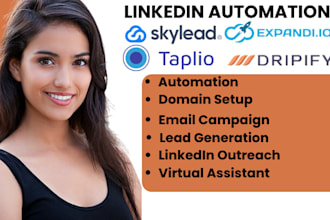 linkedin automation outreach on expandi io taplio skylead and dripify