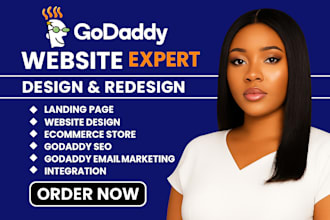 godaddy website design godaddy website redesign develop godaddy website design