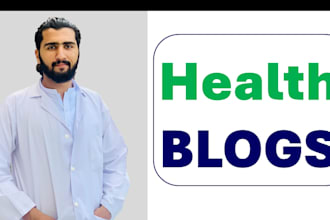 write medical blog articles for your website