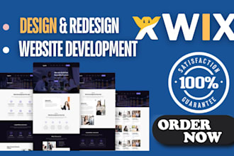 build wix website, wix website design, wix landing page, wix website redesign