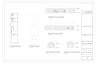 do garage conversion, adu, and deck blueprints