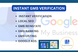 create and verify gmb listing instant verification google my business