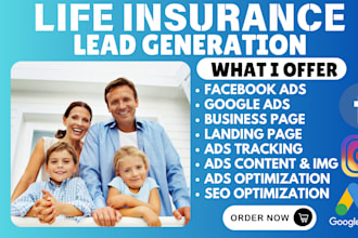 generate life insurance leads health insurance leads  life insurance website