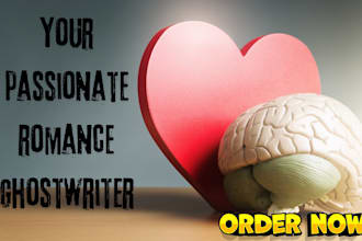 be your passionate romance ghostwriter