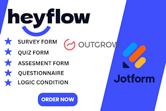create fillable jotform, heyflow, outgrow typeform google form survey form tally