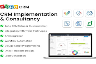 create hobspot CRM automation, zoho campaign automation and API integrations