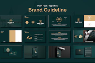 design your brand book guideline with a professional logo