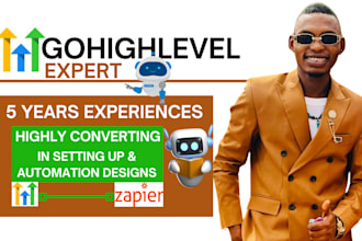 setup gohighlevel CRM automation workflows and sales funnels for your business