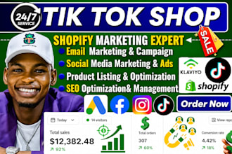 fix tik tok shop setup facebook instagram shopify dropshipping marketing store