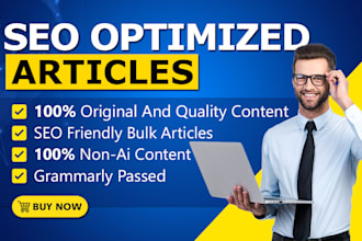 write SEO optimized bulk articles and blog posts for your website
