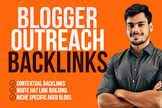 do blogger outreach link building service for dofollow SEO backlinks