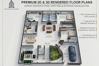 draw 2d architectural plan