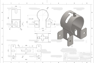 do 2d technical drawings for manufacturing and 3d modelling