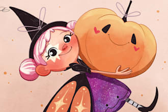draw cute childrens illustrations