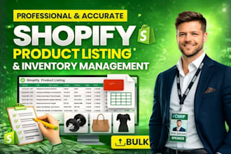 do manually shopify product listing and update inventory