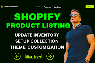 do manually shopify product listing and update inventory