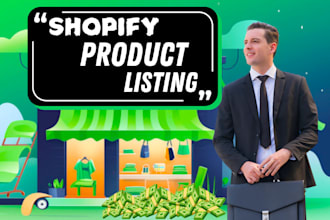 do shopify product listing and set up collections or theme