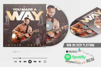 design a sparkling gospel album cover and cd cover