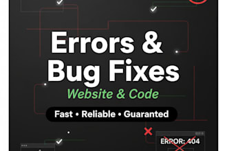 fix bugs or errors in your nextjs or mern website