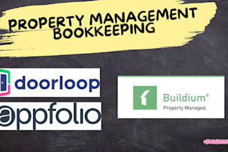 do rental bookkeeping in doorloop, appfolio and buildium