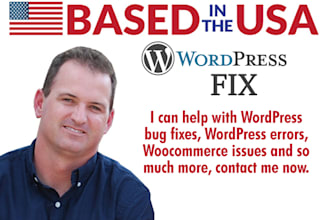 help with a wordpress fix, wordpress bug fix or error