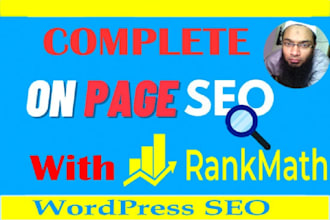 fix technical error and  set up SEO by rank math
