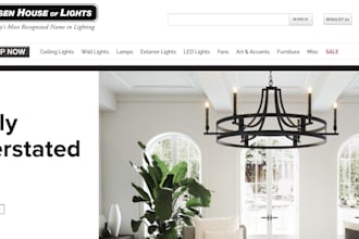 design lantern shopify store candle store lamp store light store buld website