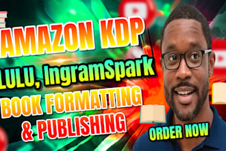 ingramspark ebook editing kindle book formatting book publishing for amazon KDP
