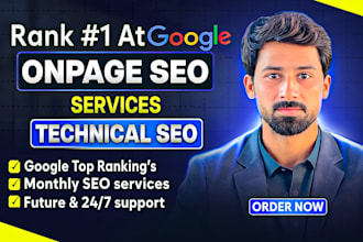 optimize website onpage technical SEO service wordpress wix