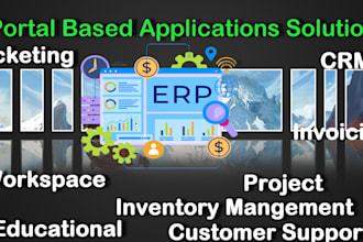 create web portal based application for CRM erp cloud