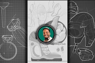 create clean, precise technical illustrations