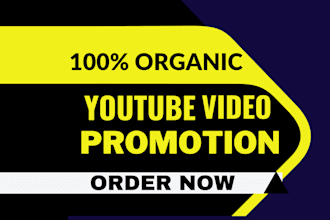 do organic youtube video promotion for channel growth