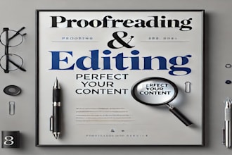 provide expert proof reading and editing