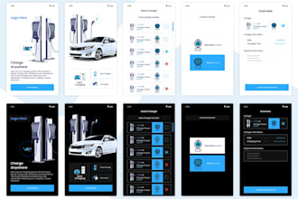 build car dealer app, ev charging app, finder app, tracking app, car rentage app