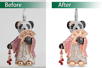 do jewelry premium quality retouching and express delivery