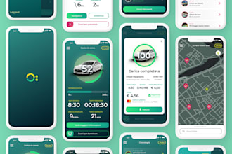 build car maintenance app, car traffic navigation app, car service or rental app