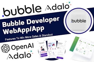 bubble saas developer bubble ai saas mvp bubble io website bubble app developer