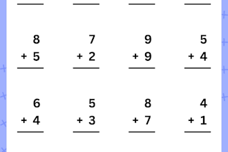 math worksheet for kids