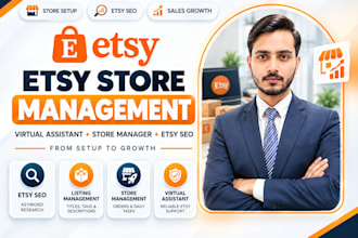be expert etsy store va, etsy store setup, etsy manager and SEO