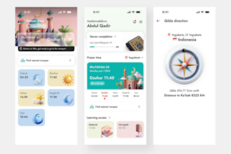 develop custom quran app, islamic app, mosque app on android and ios