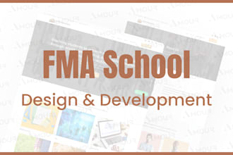 build a professional website for your school
