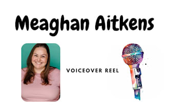 record a professional, natural, american female voice over and fast