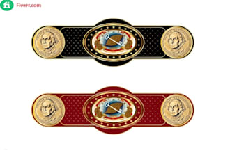 do a premium cigar band, logo, label and cigar box design with 24 hours