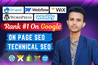 do drupal, webflow, wix, squarespace and wordpress SEO for google ranking