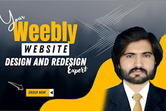 design or redesign weebly website and square online store