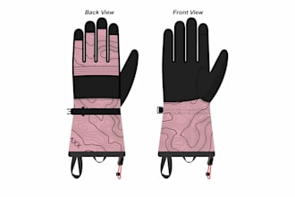 create stylish and functional custom ski gloves for your brand