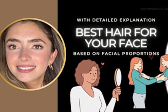 find the best haircut, hairstyle, and hair color for your face