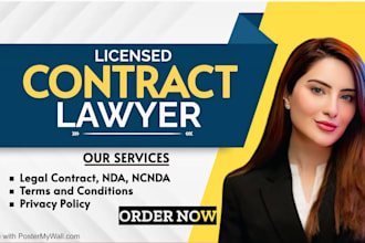 write legal contracts, agreements, nda, terms and conditions, privacy policy