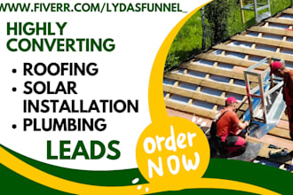 generate roofing leads plumbing solar installation construction handyman leads